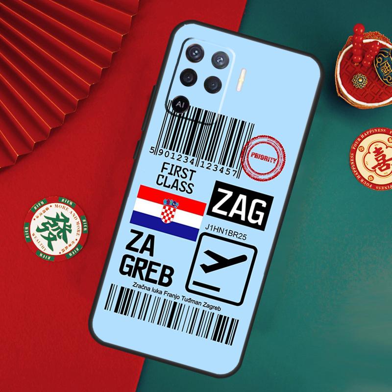 Croatia flag Case For Oppo A6 A5 Pro A15 A18 A38 A58 A78 A98 A54 A74 A94 A17 A57 A80 A60 A40 A16 A76 A96