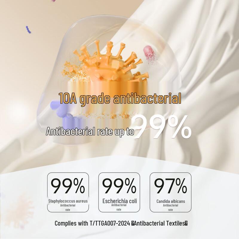 Dingguagua Women's High-Waist Anti-bacterial Cotton Briefs