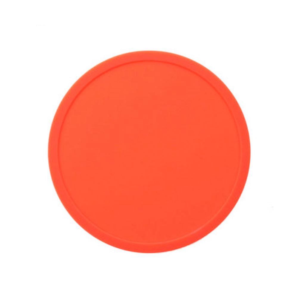 Silicone world 10/9cm table mat candy color coaster round coaster waterproof non-slip insulation tea coaster mat bar coaster