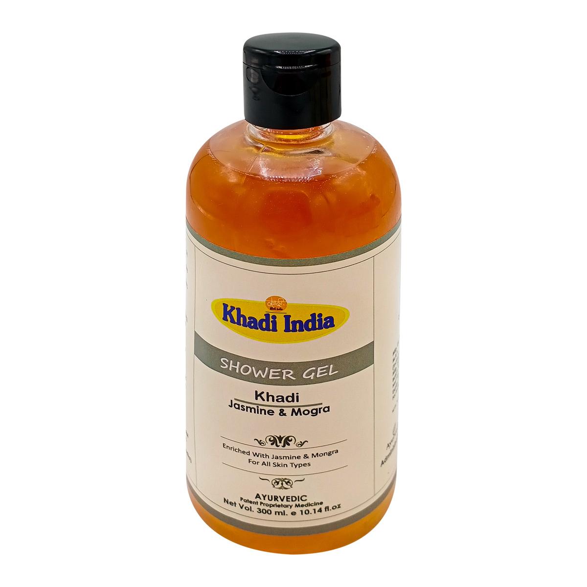 

Гель для душа с египетским жасмином и индийской могрой Khadi Natural, 300мл
