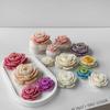 Camellia Flower Silicone Mold DIY Scented Candle Making Handmade Soap Mold DIY