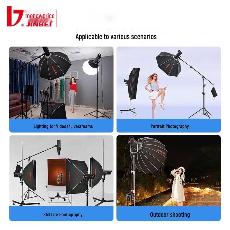JINBEI KE Series Quick-Setup Octagonal Softbox with Grid