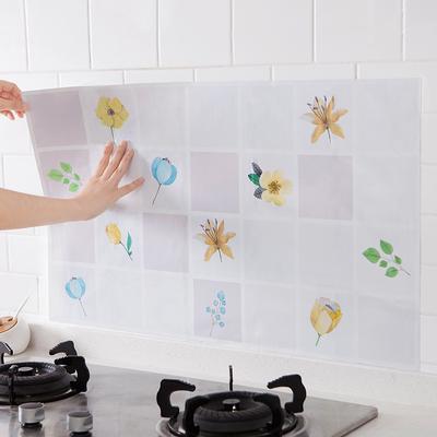Blumenküche Anti-Öl-Aufkleber