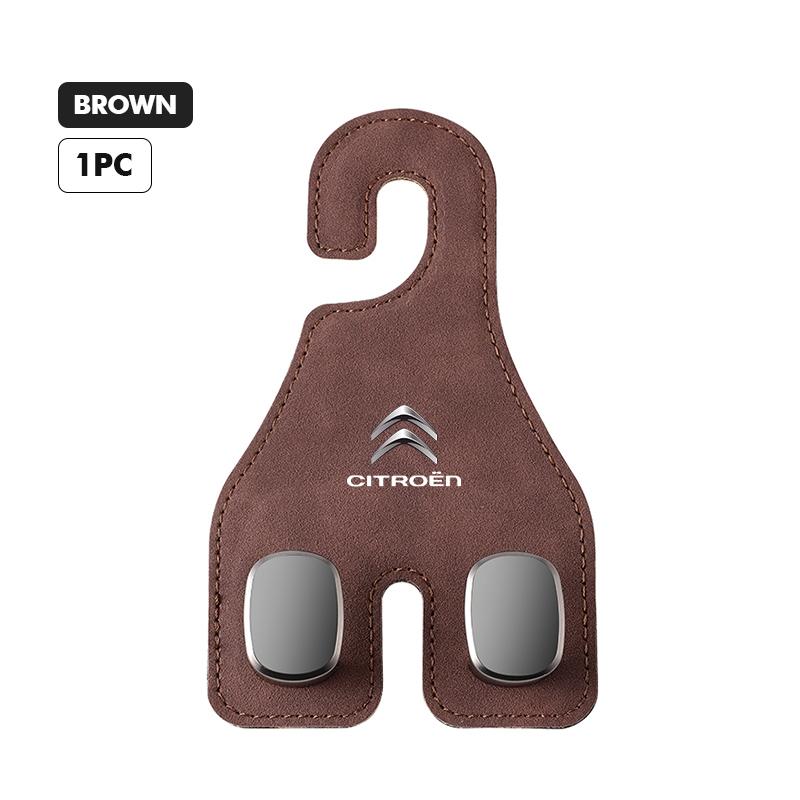 

Car Back Seat Suede Hanging Double Hook Rear Row Storage Hanger For Citroen Jumper Celysee Cactus Picasso Aircross Saxo Grand