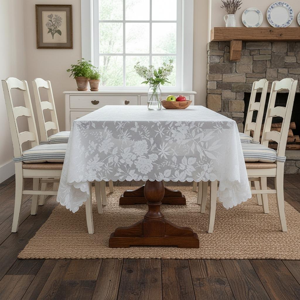 Japanese Retro Pastoral Tablecloth Rectangular Dust-Proof And Heat-Insulated Dining Table Coffee Table Cloth Cabinet Cover Towel Household Literature