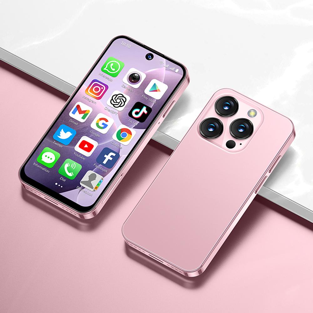 Soyes XS19 3G Mini Smarttelefon 3,88 tommers HD-skjerm MTK6580 Dual SIM Dual Standby 5 MP Bakkamera 2000 mAh Batteri Android 10.0 Bærbar Mobiltelefon