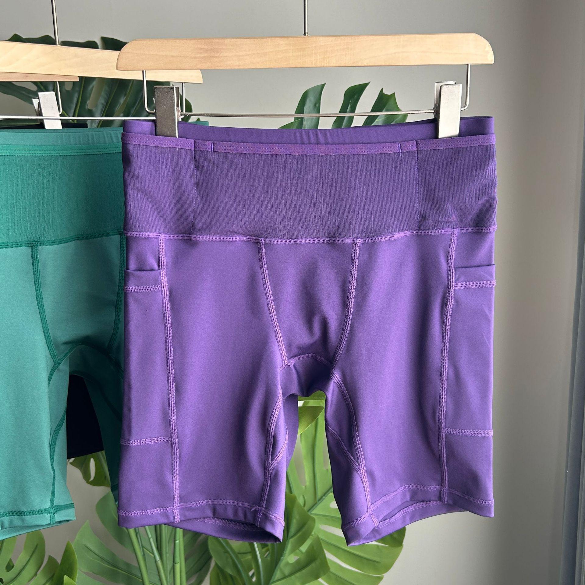Kangaroo 6-Pocket Unisex 4-Inch Quick-Dry Running & Cycling Compression Shorts Small