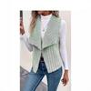 Womens Slim Fit Sleeveless Vest Jacket Casual Open Front Cardigan 2026 Winter
