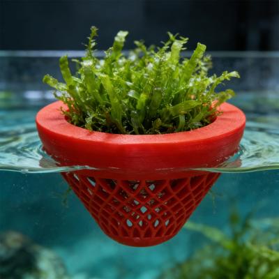 Aquarium Floating Plant Pot Floating Aquatic Planter Fish Tank Plant Holder for Aquatic Plants Aquarium Accessory
