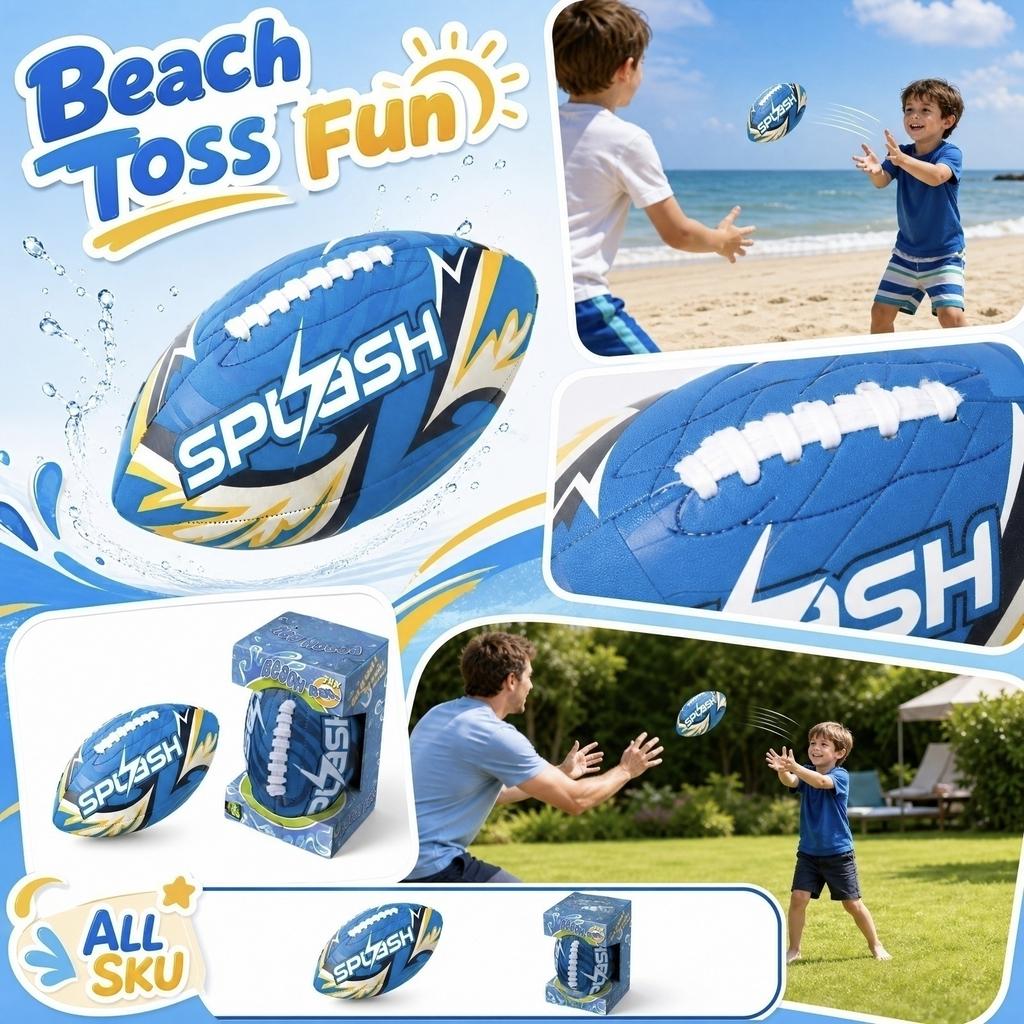 Outdoor Strand Fußball Kinder Spielzeugball für Eltern-Kind-Interaktion Weicher Trainingsball für Kleinkinder und Kinder Langlebiges Design
