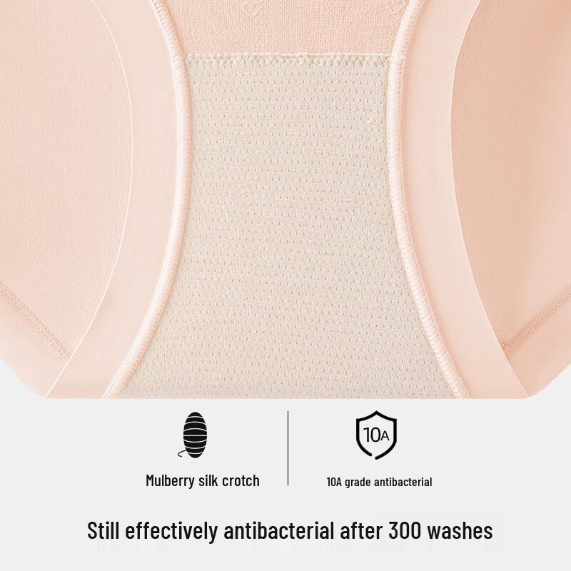 Urban Lady Maternity High-Waist Antibacterial Silk Crotch Underwear