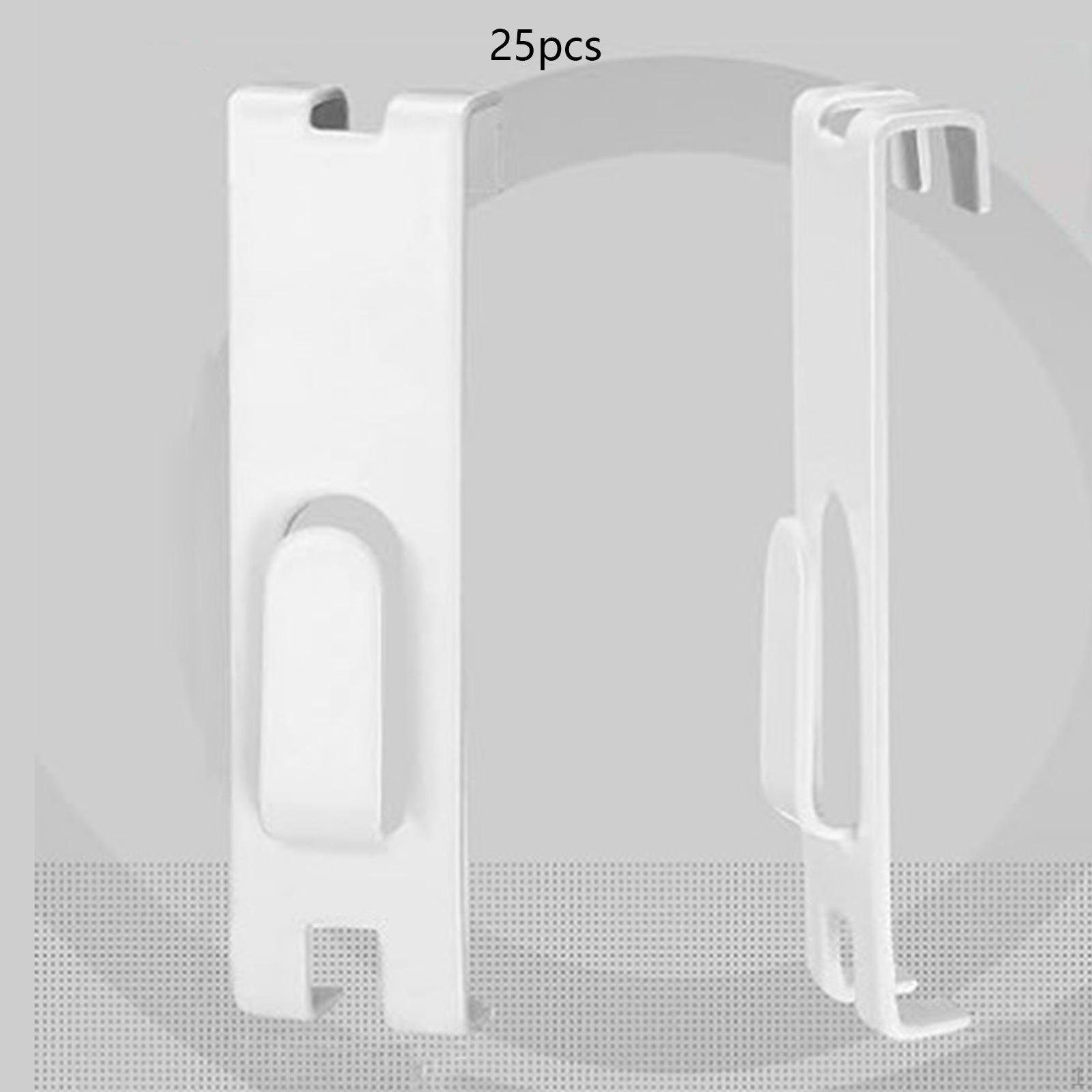 

Металлические крючки для организации решетчатых панелей — упаковка из 25 шт. белый