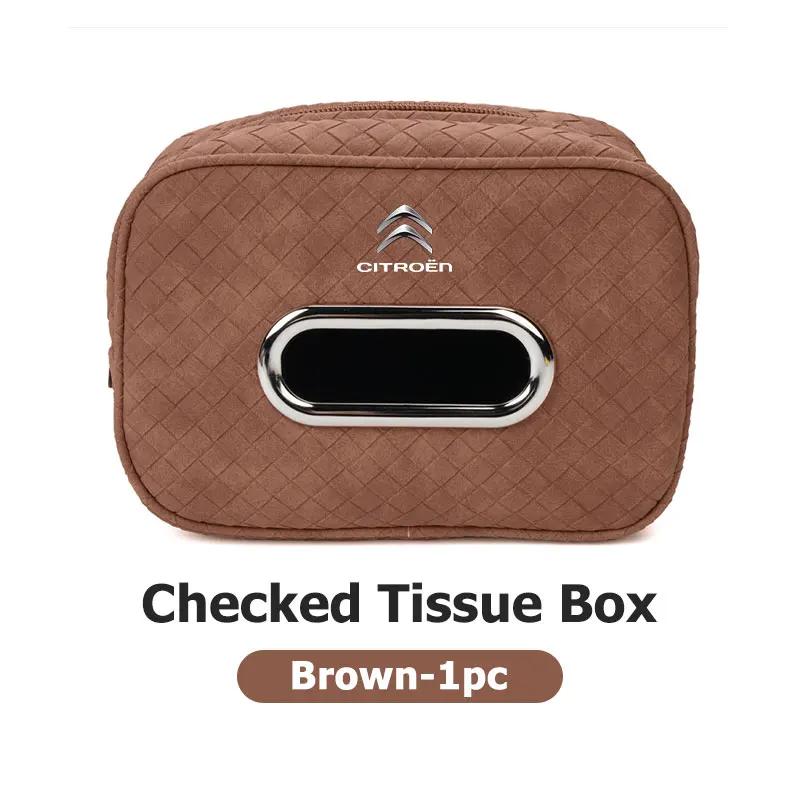Car Tissue Box Center Console Armrest Backseat With Fix Strap For Citroen Grand Berlingo Jumper Celysee Xsara Picasso Aircross aik256