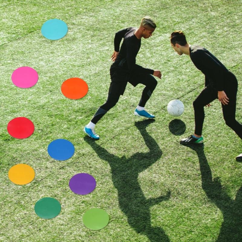 5 ks protiskluzových značkovacích disků, cvičební značky pro fotbal, basketbal, fitness trénink, odolné, vybavení pro trénink agility