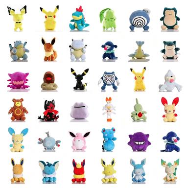 Hot Selling 150 Styles 20cm 8inch Cute Cartoon Plush Doll Toys Soft Durable Stuffed Animals for Claw Machine Kids Birthday Gifts