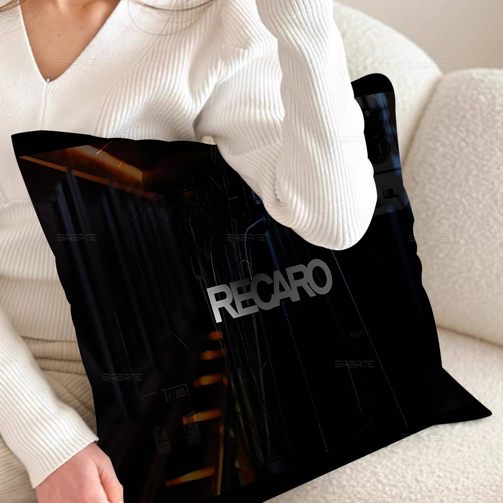 Trendy R-Recaros Logo Cushion Cover Pillowcase Upholstery Sofa Throw Pillow Home Decor Pillowcas