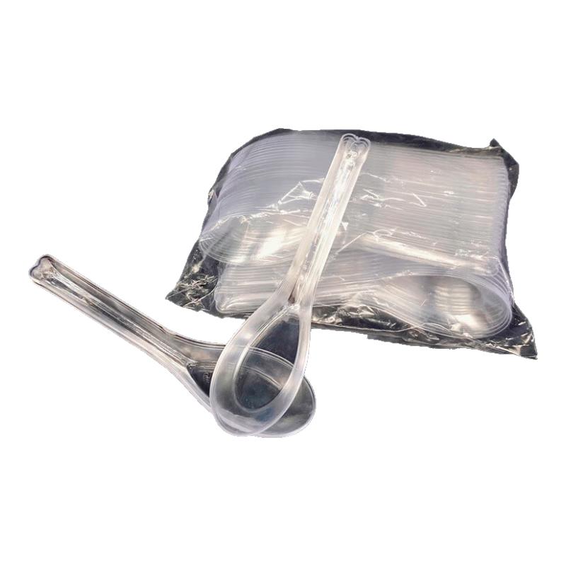 

DINGYE Disposable Transparent Plastic Spoons