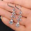 Huitan Temperament Women's Wedding Dangle Earrings Luxury Fashion Cubic Zirconia Earrings Gorgeous Lady Jewelry Drop ShippingGood product