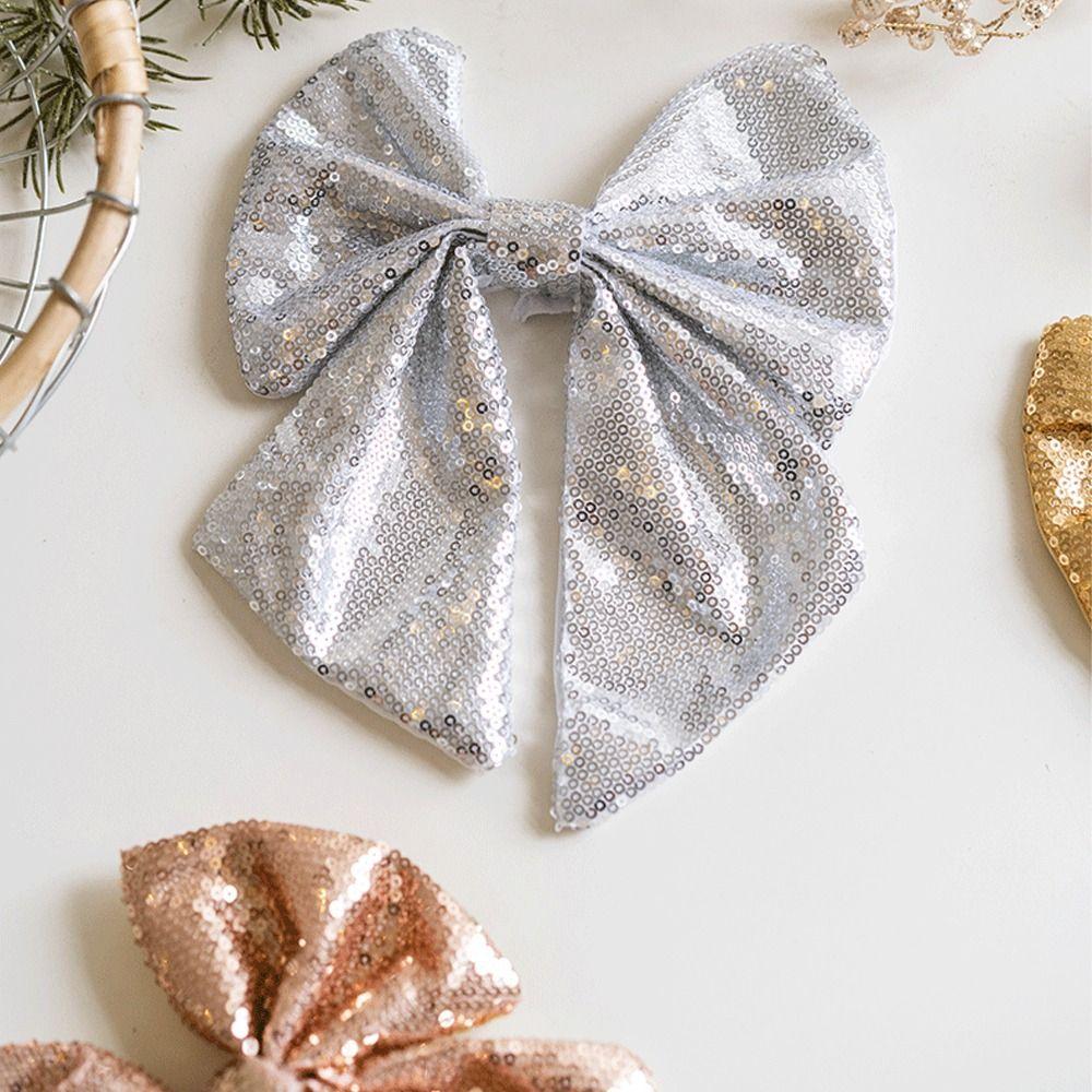 DIY Christmas Tree Bowknot Ornaments Large Merry Christmas Decorations  Christmas Gift Present