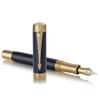 Parker Duofold Prestige Blaues Chevron GT Füllfederhalter Fein 18K Gold Geschenk Offiziell Produktnummer 1031369 Stift, Feder, Feder, Verpackt, Importiert,