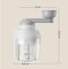 Manual Garlic Chopper, Mini Portable Veggie Cutter, 250ML Nut Grinder, Onion Mincer, Suitable for Ginger, Chili, Fruit, Meat, Potato Etc