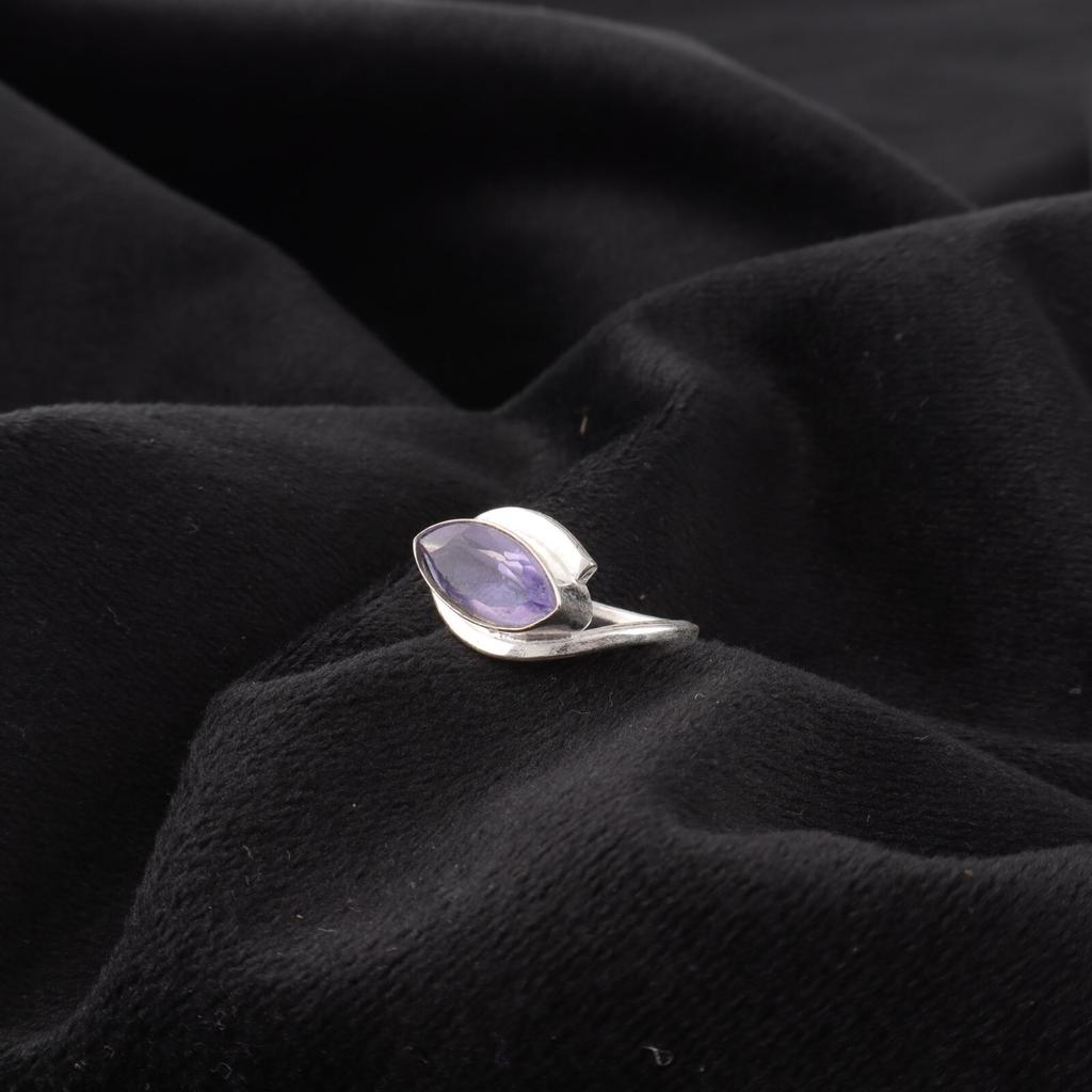 Iolite Ring 925 Sterling Silver Handmade Jewelry Gemstone Ring Anniversary Gift RR-60-10