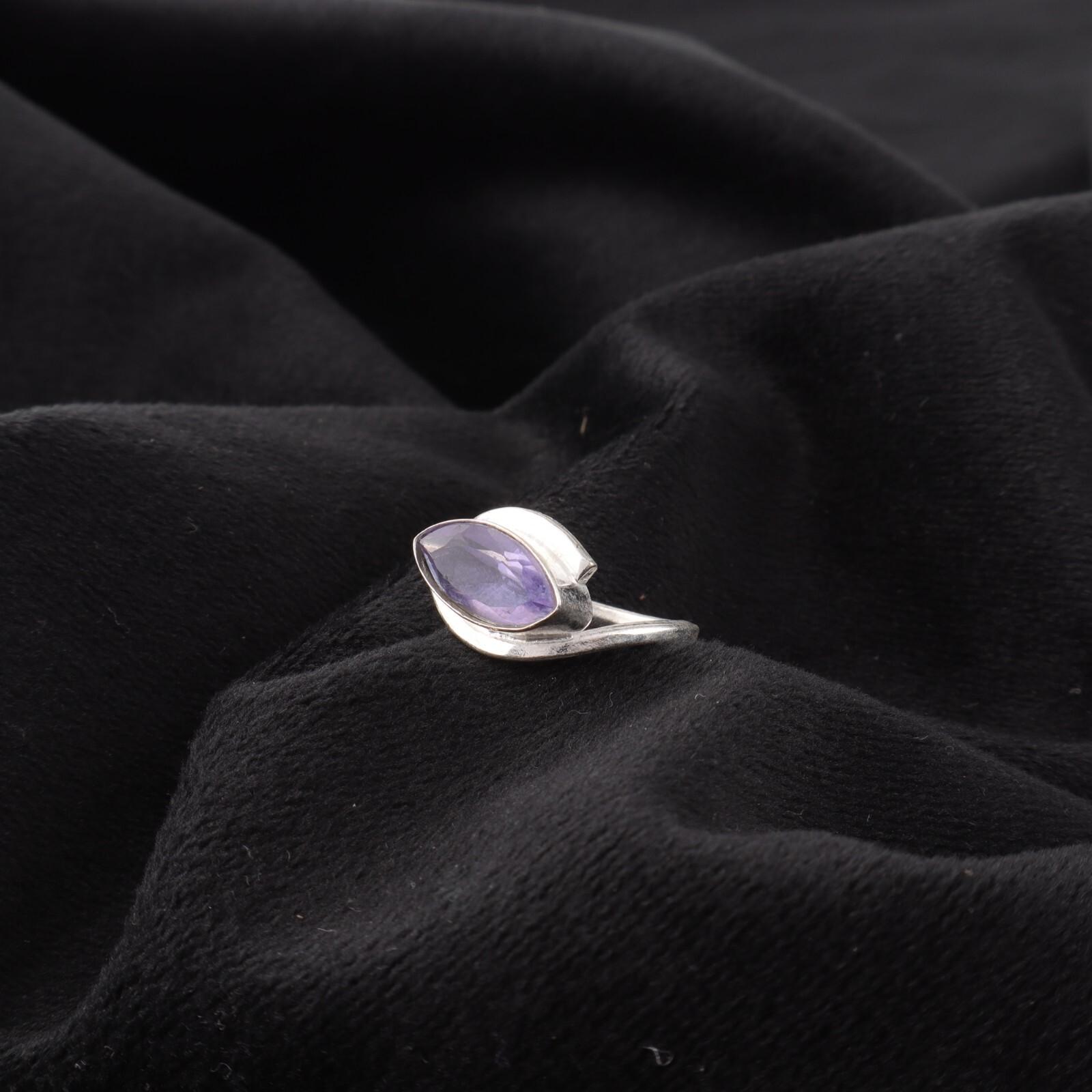 

Кольцо с иолитом из серебра 925 пробы, ручная работа, ювелирное изделие, кольцо с драгоценным камнем, подарок на годовщину, RR-60-10 13