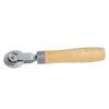 Tire Patch Roller 1 1 2in Dia Wood Handle Universal Fit Comfortable Grip for Cars Motorcycles Bicycles