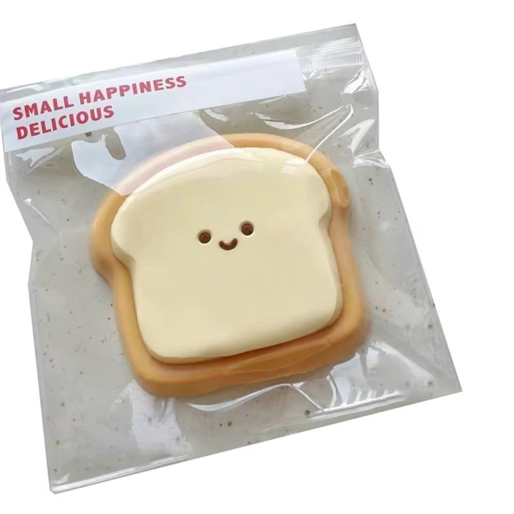 Soft Squishy Toy Toast Shape Fidget Toys Kawaii Sensory Toy For Adults Kids