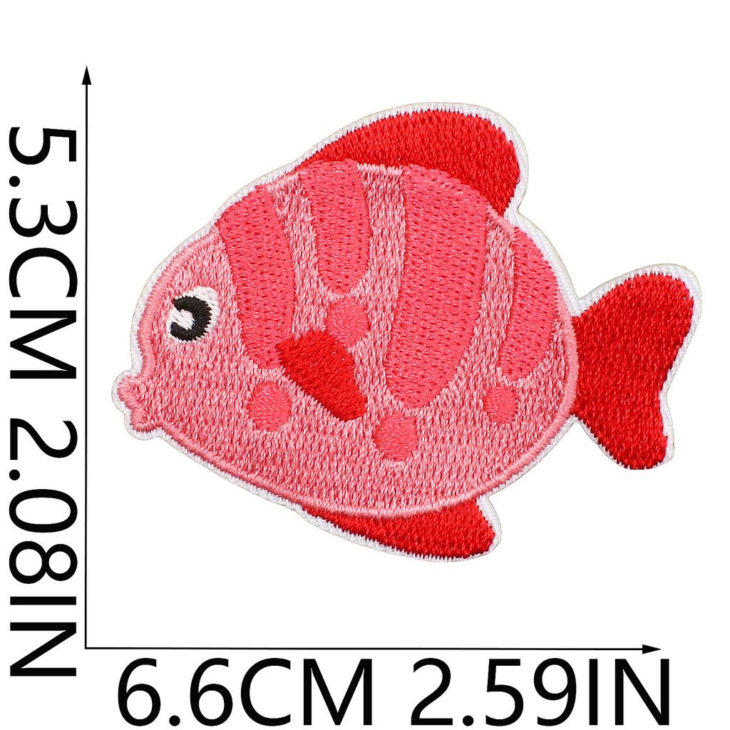 Star Watermelon Embroidery Cloth Sticker Football Patch Sticker Clothes Decoration Basketball Mushroom Shrimp Computer Embroidery Chapter Sticker