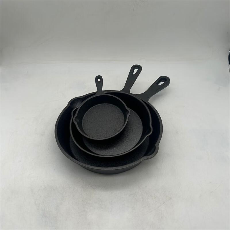 

ZISIZ Cast Iron Frying Pan Set