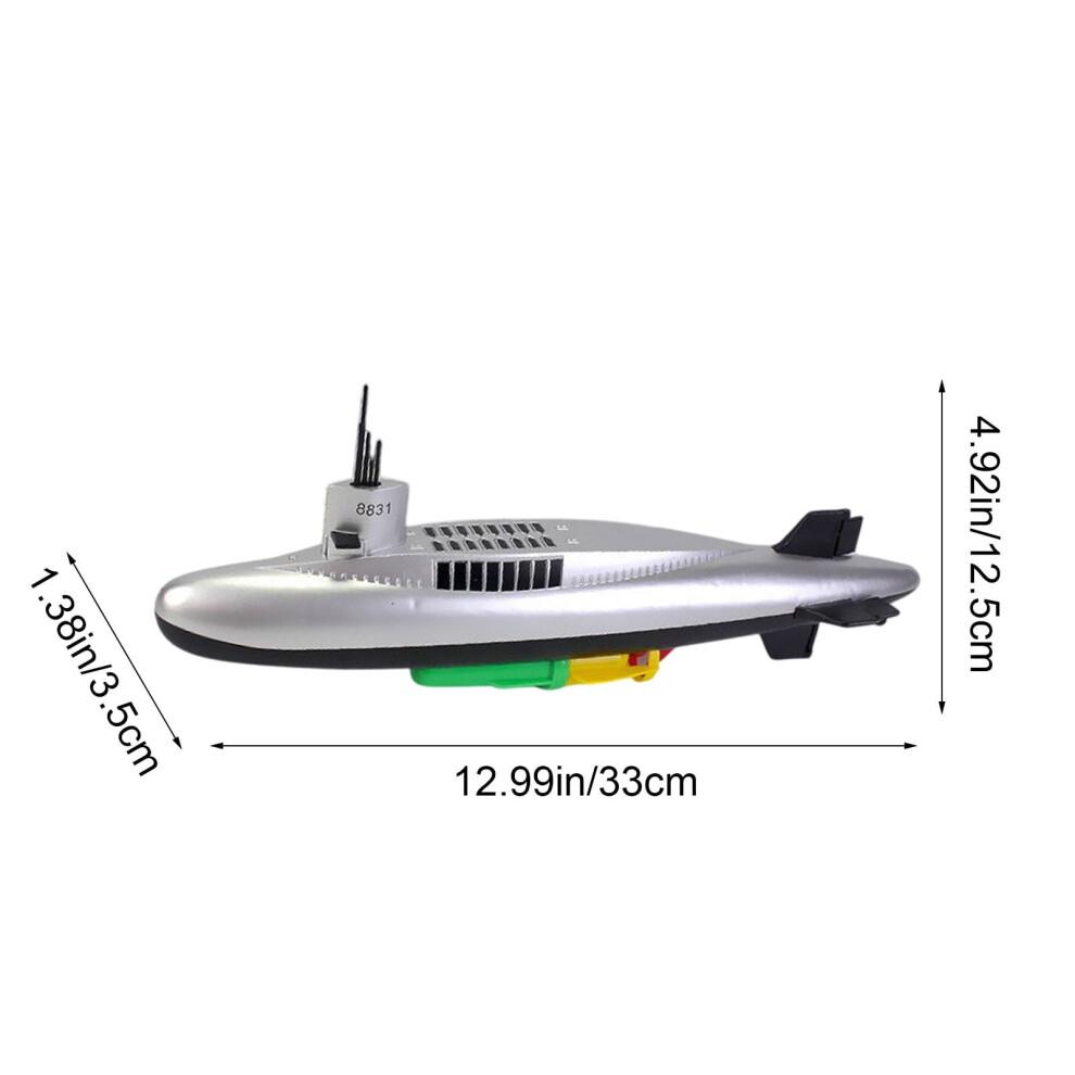Sous-marin électrique pour piscine, bateau de plongée à piles avec lumières LED, jouet aquatique résistant aux éclaboussures pour piscine et