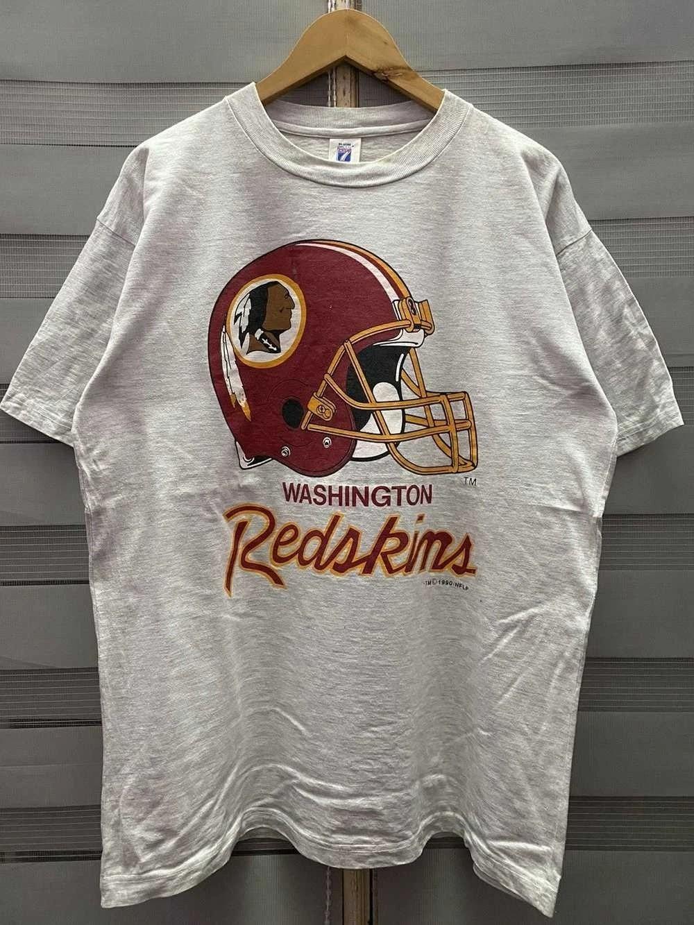 Vintage Washington Redskins Helmet Logo White short sleeve Unisex Tshirt KH18374 Unisex T-Shirt M