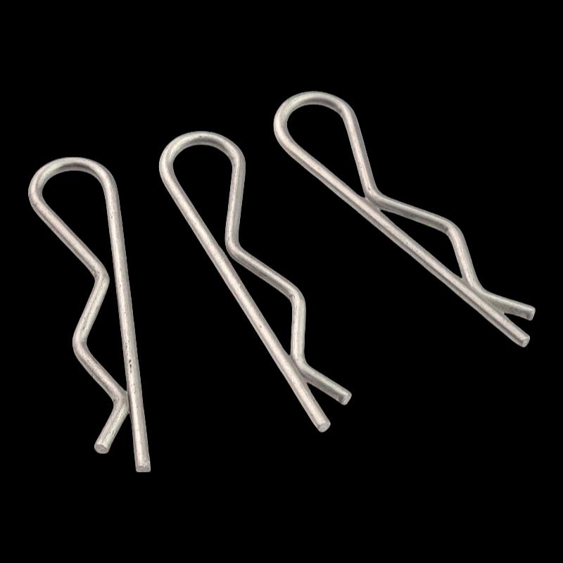 Spring Steel R-Type Double Ring Split Pins