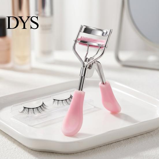 Eyelash Curling Tool Women Curler with Rubber Handle Natural Long Lasting Professional Device Lashes Tools Volumizing Precise Control Eye Lash Clamp