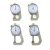 1Pc Precision Leather Thickness Gauge, Aluminum Alloy DIY Craft Measuring Tool, 0-10mm & 0-20mm Range, Dual Flat & Pointed Heads