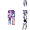 Stylish Cross-border Women's Nine-point Leggings With High Elasticity And 3d Print Design For A Perfect Fit