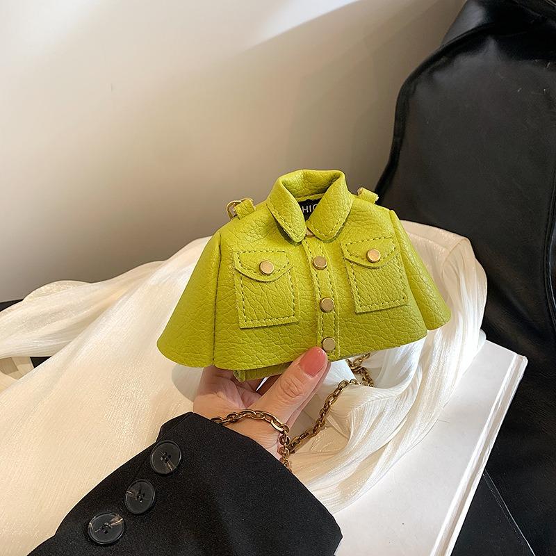 

1pcs Fashion Crossbody Bag PU Mini Shoulder Bag Clothing Shape Design Casual Clutch Trendy Square Style for Daily Use 18x12x5cm