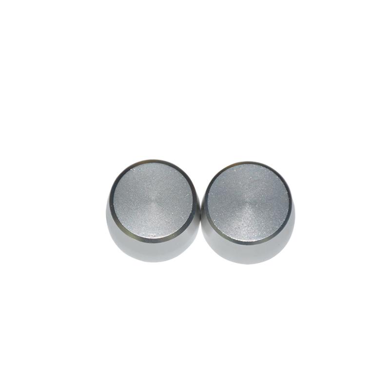 2Pcs Steel Dial Lamp Switch Cover for Benz Smart Fortwo 451 2009-2014 Car Wiper Gear Cap Decorative Car Styling Silver E