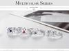 European American Crystal Flower Rose Ring - New Fashion Jewelry Style
