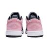 Jordan Air Jordan 1 Abrasion Resistant Low top Vintage Basketball Shoes Unisex Black Pink DC0774-101(Team1712-)
