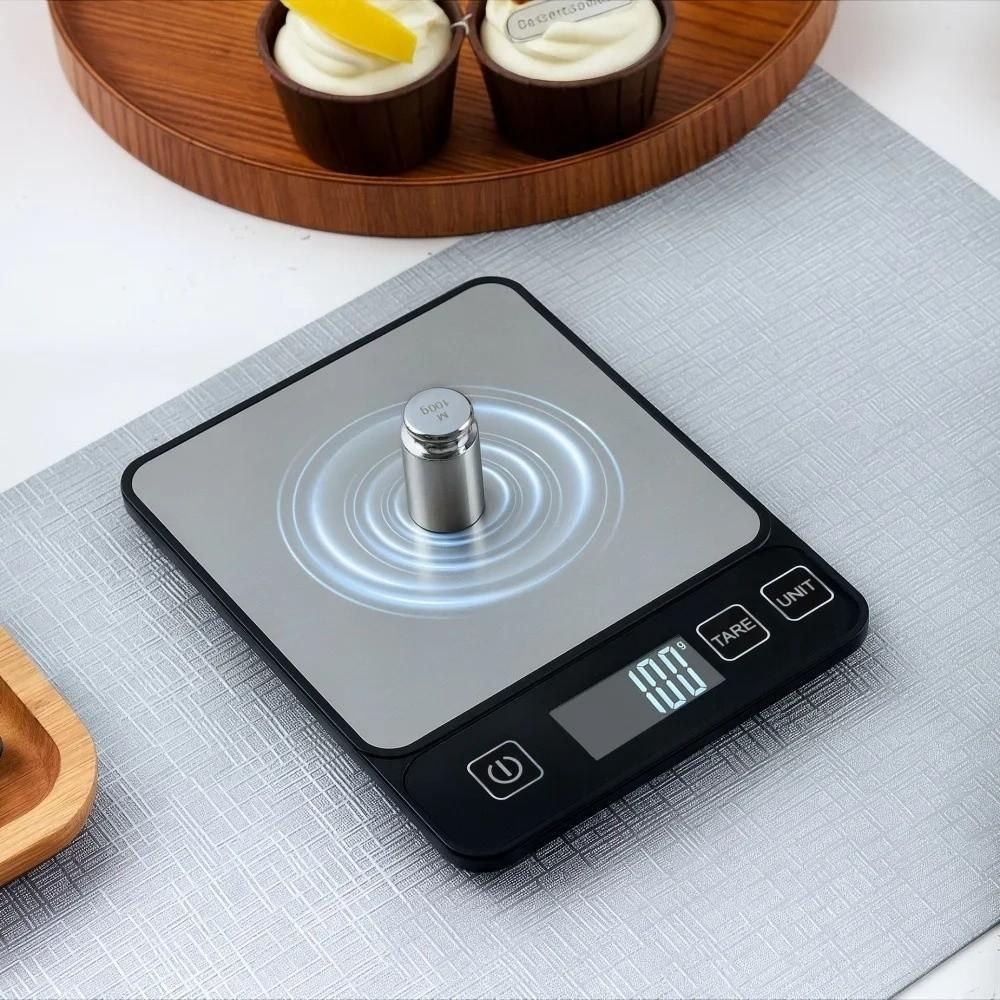 Stainless Steel Electronic Scale High Precision Digital Kitchen Scale LCD Digital Scale  Cooking