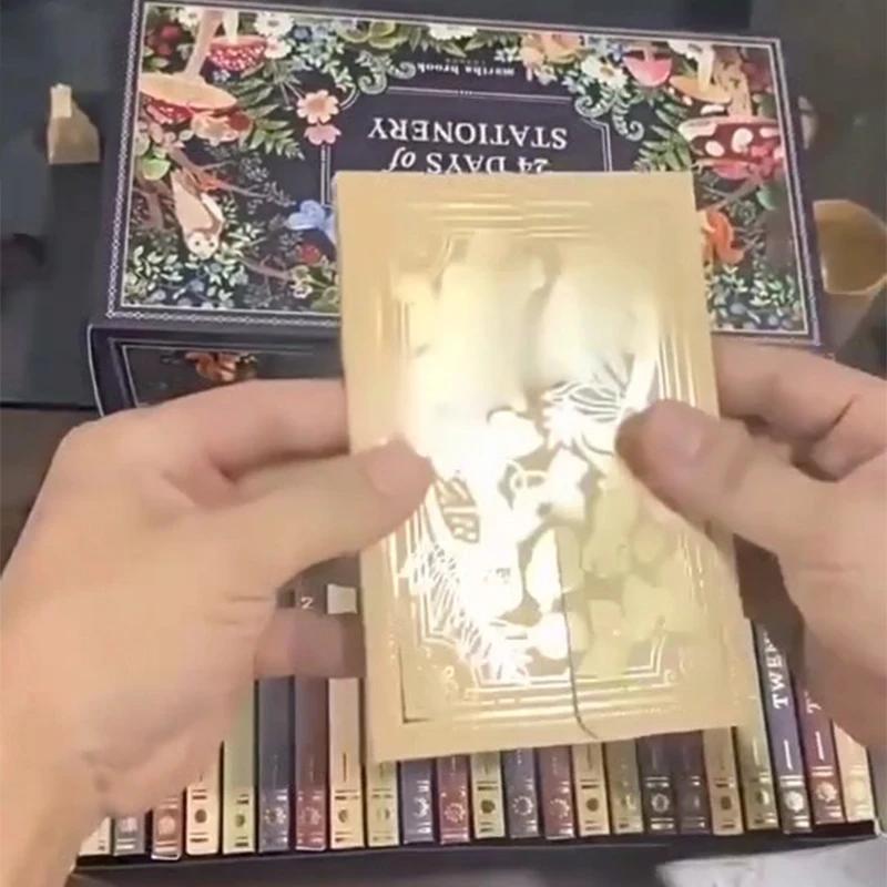 Advent Calendar 2025 Friends Stationery Christmas Arrival Calendar Blind Box Christmas Decorations Stationery Advent Calendar