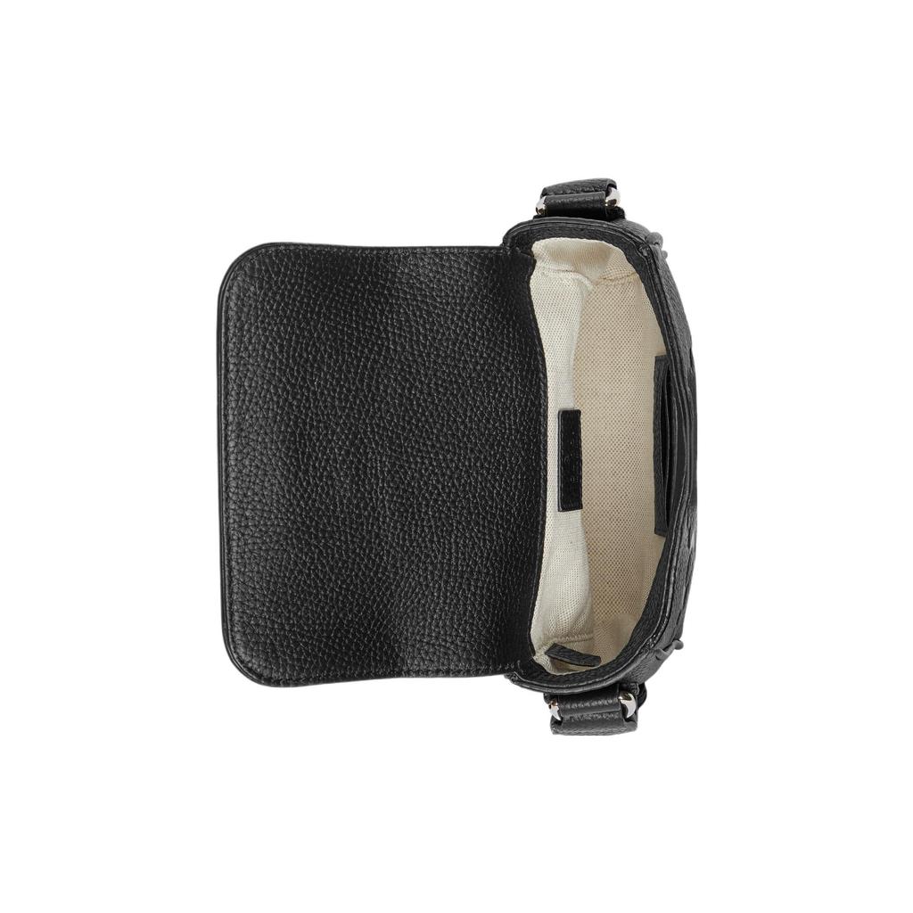 Gucci Jumbo GG Super Double G Logo Adjustable Shoulder Strap Magnetic Flap Messenger Bag Men Shoulder Bag Black 760235-AABY0-1000