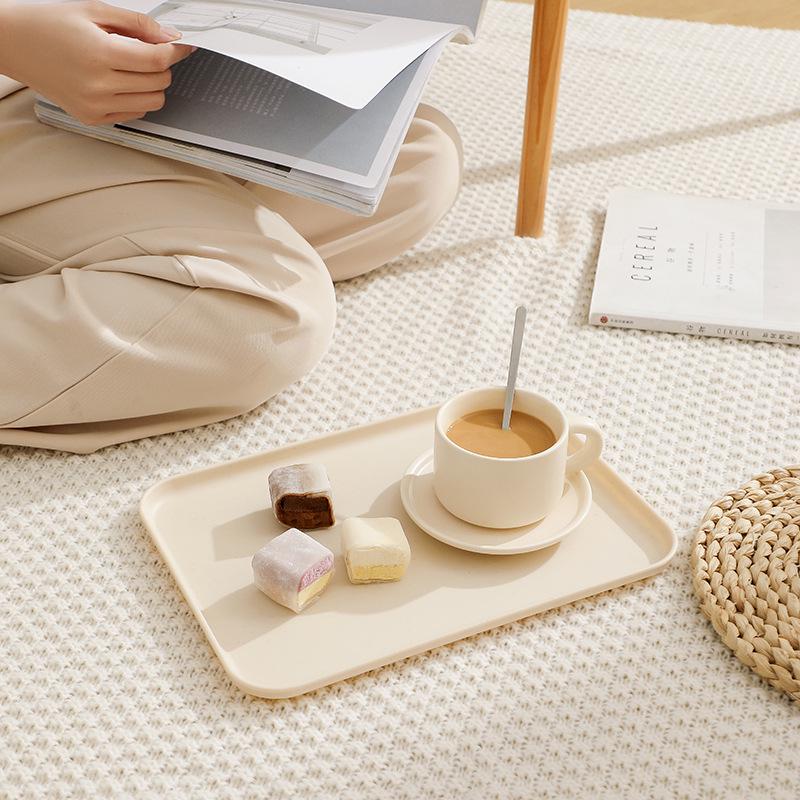 Children's Rectangular Plastic Puzzle Plate for Catering and Fast Food