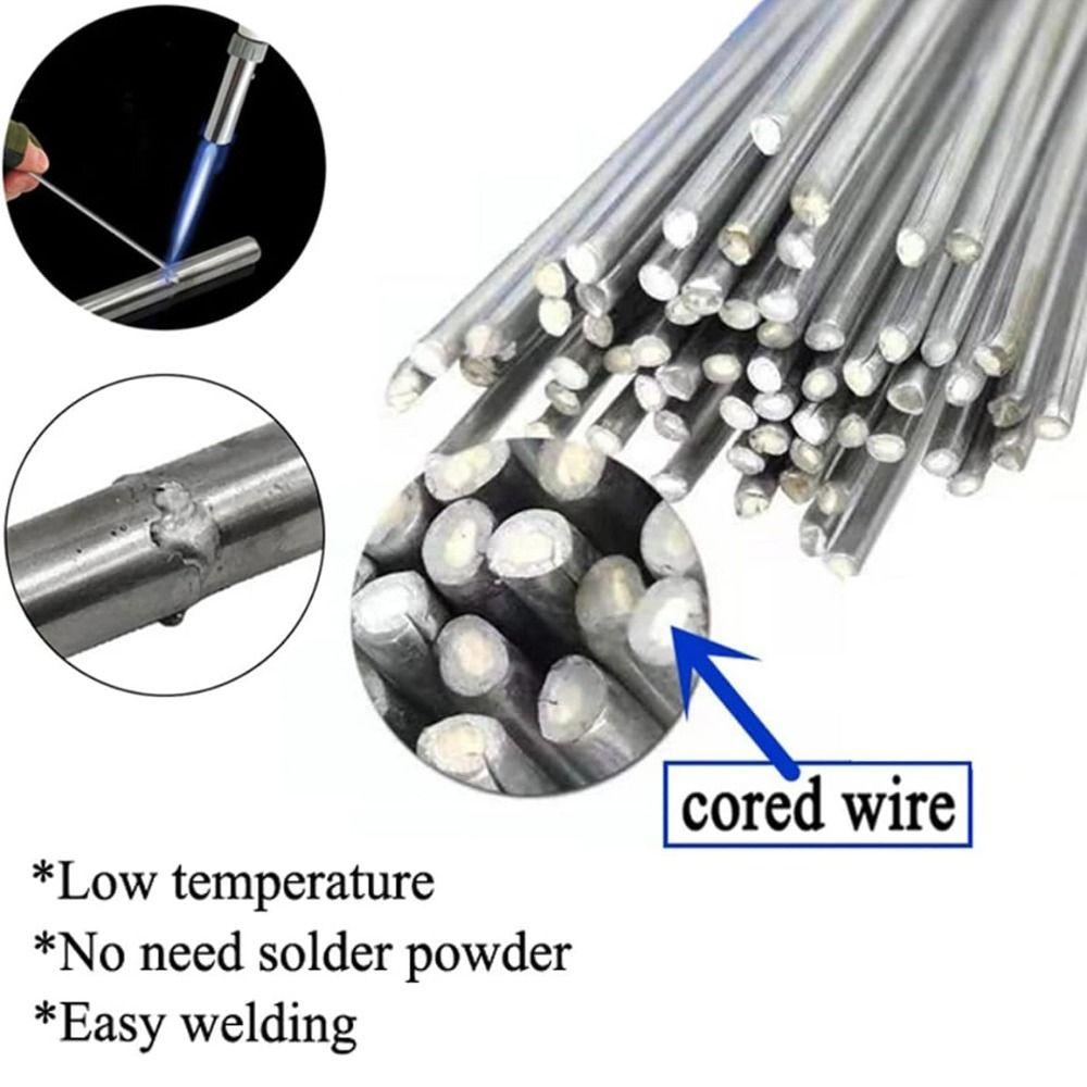New 1.6/2.0mm Aluminum Welding Rods Low Temperature Easy Melt Welding Wire 33CM Flux Core