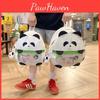Cute Panda Backpack For Kids Pvc Big Capacity Girl School Bag With Ergonomic Design