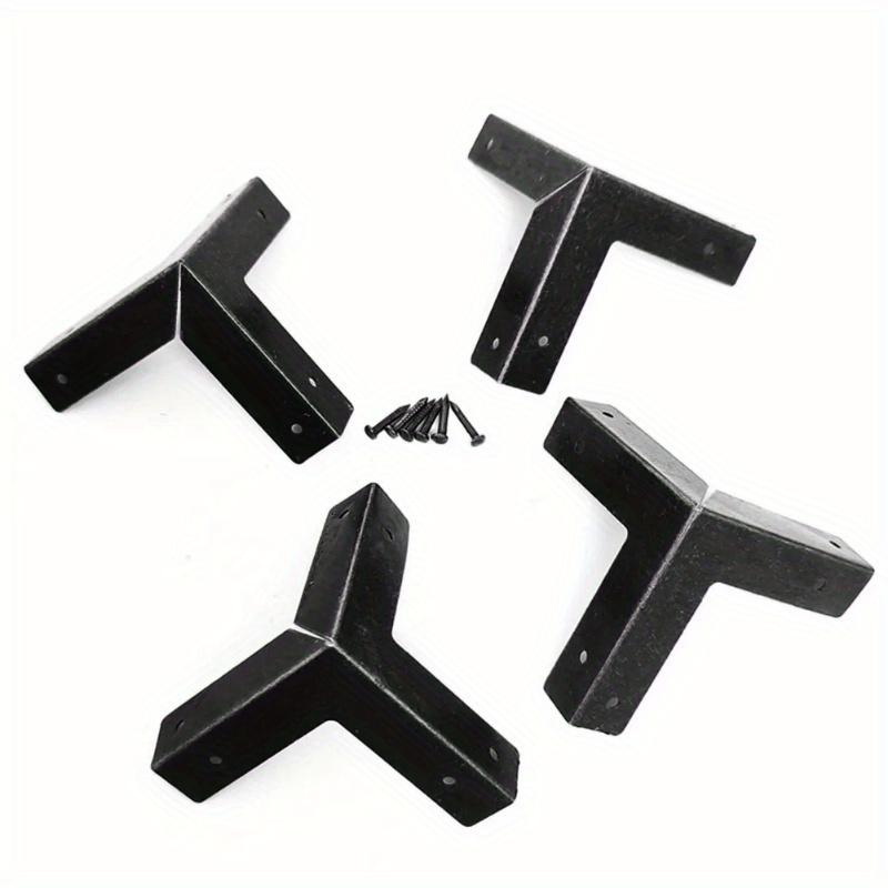 

40 шт., угловая защита для коробки, античная бронза, деревянные ювелирные изделия, подарочная коробка для вина, угловая защита, мебельная фурнитура, сундук, треугольный край, бухта 40Pcs