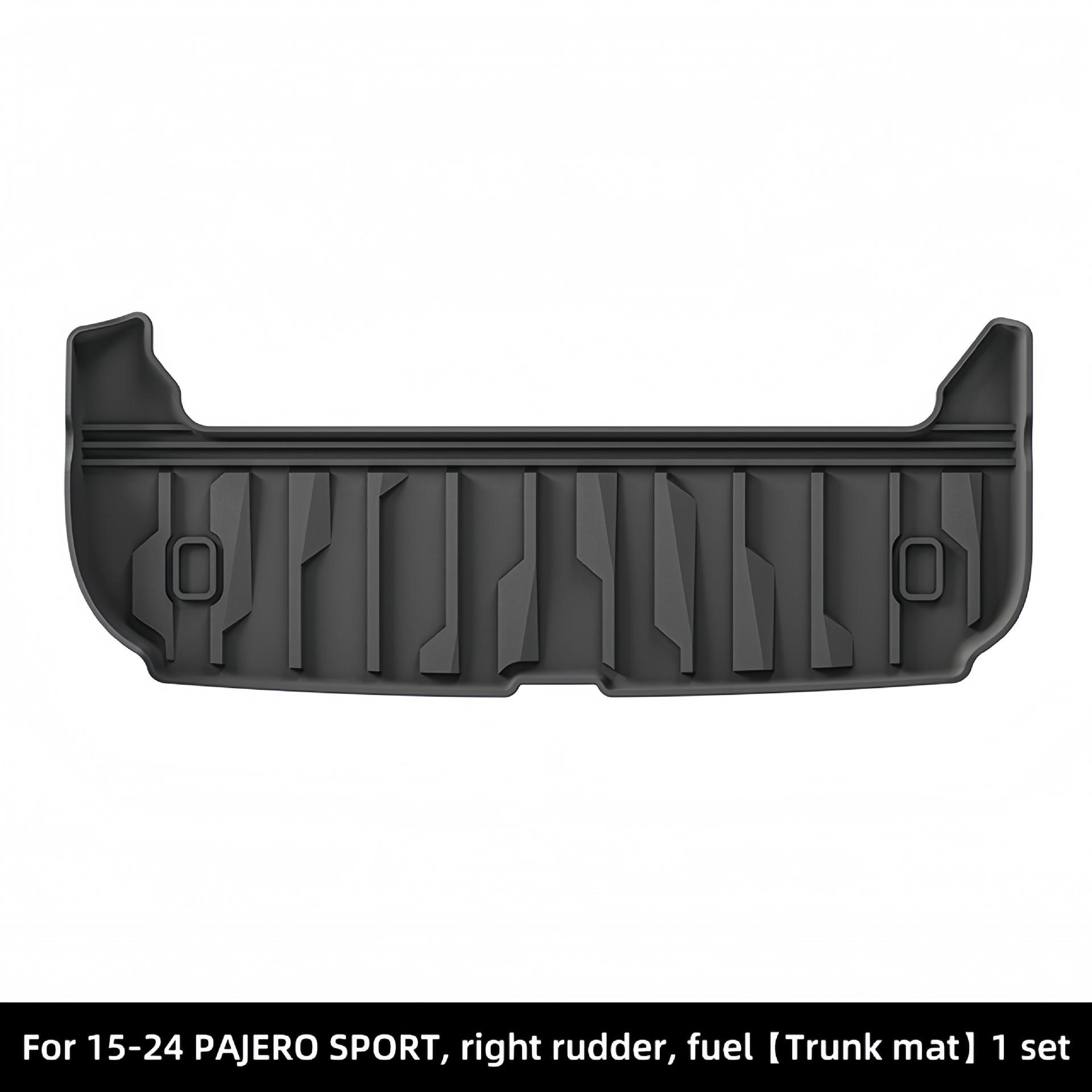 

Коврики для салона и багажника Pajero Sport с правым рулем TPE (2015-2024 гг.)