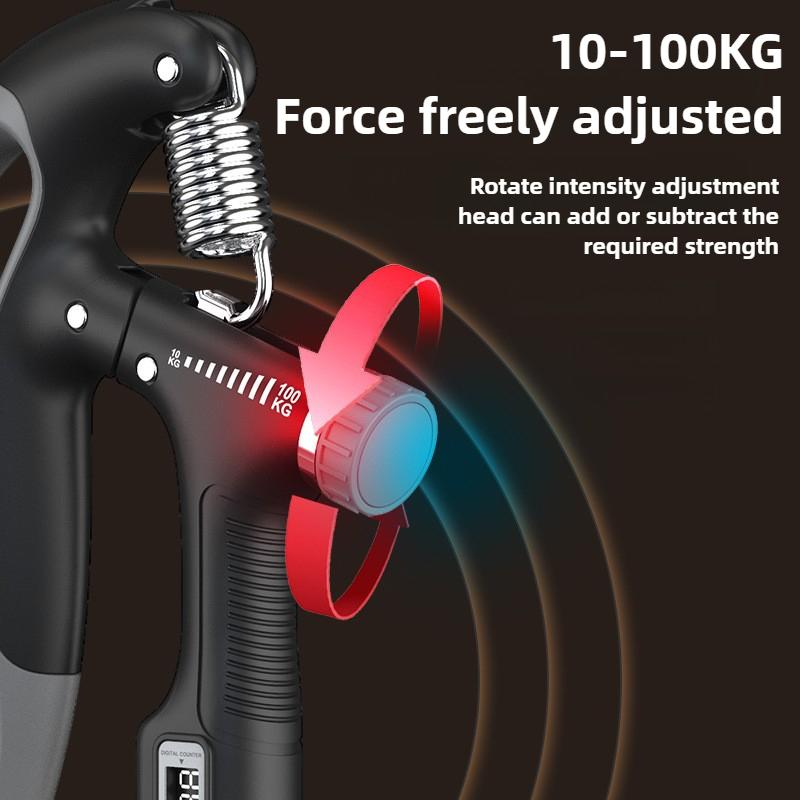Grip Strength Device Male Professional Hand Training Adjustable 10-100Kg Arm Strength Device Strength Training Device Female